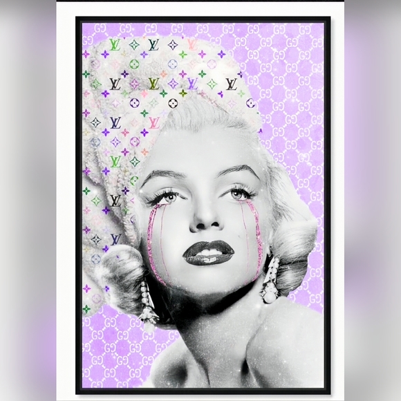 Louis Vuitton Marilyn Monroe 11×17 Wall Art
